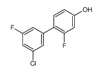 4-(3-chloro-5-fluorophenyl)-3-fluorophenol结构式