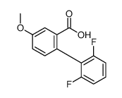 2-(2,6-difluorophenyl)-5-methoxybenzoic acid结构式