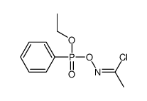 (1Z)-N-[ethoxy(phenyl)phosphoryl]oxyethanimidoyl chloride Structure