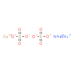 diammonium copper(2+) disulphate结构式