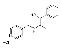 (1-hydroxy-1-phenylpropan-2-yl)-(pyridin-4-ylmethyl)azanium,chloride结构式