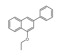 1-ethoxy-3-phenylnaphthalene结构式