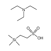 triethylamine 2-(trimethylsilyl)ethane-1-sulfonate结构式