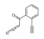 2-diazonio-1-(2-ethynylphenyl)ethenolate结构式