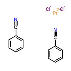 Bis(benzonitrile)dichloroplatinum(II) structure