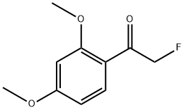 1-(2,4-dimethoxyphenyl)-2-fluoroethanone Structure