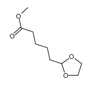 methyl 5-(1,3-dioxolan-2-yl)pentanoate结构式