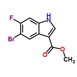5-溴-6-氟-1H-吲哚-3-羧酸甲酯图片