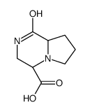 (4S-反式)-(9CI)-八氢-1-氧代吡咯并[1,2-a]吡嗪-4-羧酸结构式