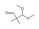 3,3-dimethoxy-2,2-dimethylpropanal结构式