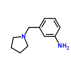 3-(1-Pyrrolidinylmethyl)aniline structure