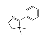 4,4-dimethyl-5-phenyl-2,3-dihydropyrrole结构式