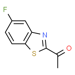 Ethanone, 1-(5-fluoro-2-benzothiazolyl)- (9CI) Structure