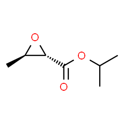 Oxiranecarboxylic acid, 3-methyl-, 1-methylethyl ester, (2S,3R)- (9CI)结构式