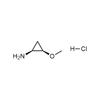 (1S,2R)-2-methoxycyclopropan-1-amine hydrochloride structure