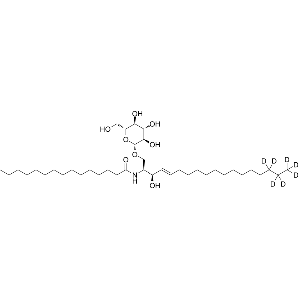 C15 Glucosyl(β) ceramide-d7 Structure