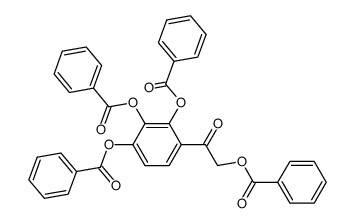 2,2',3',4'-tetrabenzoyloxyacetophenone结构式