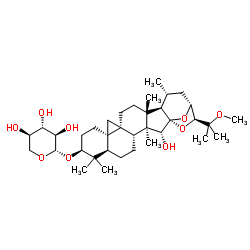 25-O-methylcimigenol-3-O-beta-D-xylopyranoside Structure