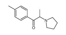 1-(4-Methylphenyl)-2-(1-pyrrolidinyl)-1-propanone结构式