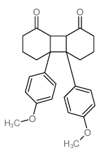 1,8-Biphenylenedione,decahydro-4a,4b-bis(4-methoxyphenyl)- picture