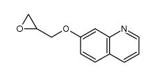 1-(7-Quinolyloxy)-2,3-epoxypropane Structure