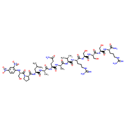 Dnp-Pro-TNF-α (71-82) amide (human) trifluoroacetate salt structure