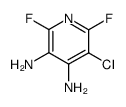 5-chloro-3,4-diamino-2,6-difluoropyridine Structure