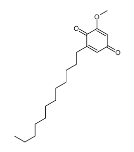 6-dodecyl-2-methoxy-1,4-benzoquinone structure