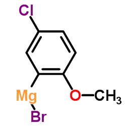 5-氯-2-甲氧基苯基溴化镁结构式