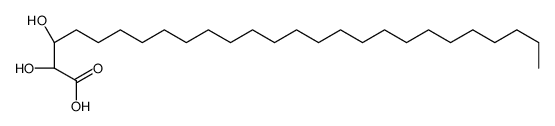 (2R,3R)-2,3-dihydroxyhexacosanoic acid结构式