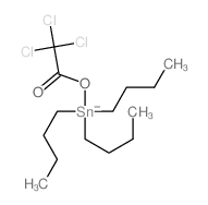 Acetic acid,2,2,2-trichloro-, tributylstannyl ester Structure