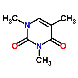 1,3-dimethylthymine Structure