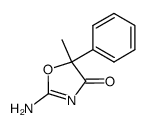 2-amino-5-methyl-5-phenyl-oxazol-4-one Structure