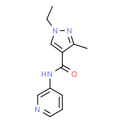 1H-Pyrazole-4-carboxamide,1-ethyl-3-methyl-N-3-pyridinyl-(9CI) Structure