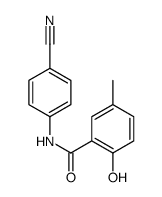 Benzamide, N-(4-cyanophenyl)-2-hydroxy-5-methyl- (9CI) Structure