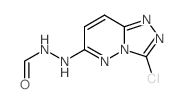 N-[(9-chloro-1,2,7,8-tetrazabicyclo[4.3.0]nona-2,4,6,8-tetraen-3-yl)amino]formamide Structure