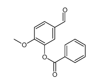 5-formyl-2-Methoxyphenyl benzoate Structure