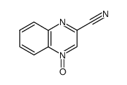 2-Quinoxalinecarbonitrile,4-oxide Structure