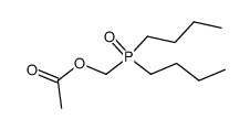 acetoxymethyldibutylphosphine oxide Structure