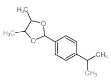 4,5-dimethyl-2-(4-propan-2-ylphenyl)-1,3-dioxolane结构式