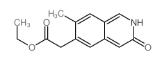 6-Isoquinolineaceticacid, 2,3-dihydro-7-methyl-3-oxo-, ethyl ester structure