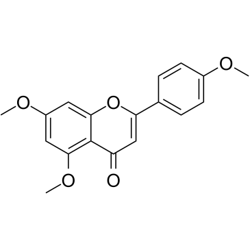 三甲基芹菜素结构式