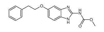 (5-phenethyloxy-1(3)H-benzoimidazol-2-yl)-carbamic acid methyl ester Structure