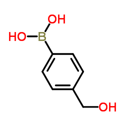 [4-(Hydroxymethyl)phenyl]boronic acid Structure