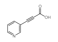 3-(吡啶-3-基)丙炔酸结构式