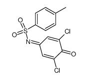 N-p-methylbenzenesulfonyl-2,6-dichloro-1,4-benzoquinone imine Structure