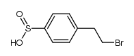 4-(2-bromoethyl)benzenesulfinic acid Structure