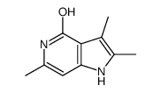 2,3,6-trimethyl-1,5-dihydropyrrolo[3,2-c]pyridin-4-one Structure