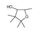 (2S,3R)-2,4,4,5,5-pentamethyloxolan-3-ol Structure