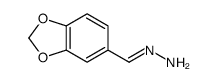 1,3-benzodioxol-5-ylmethylidenehydrazine结构式